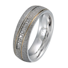 Fashion 925 Silver Ring Gold Plated Couple Lover Rings for Men and Women
